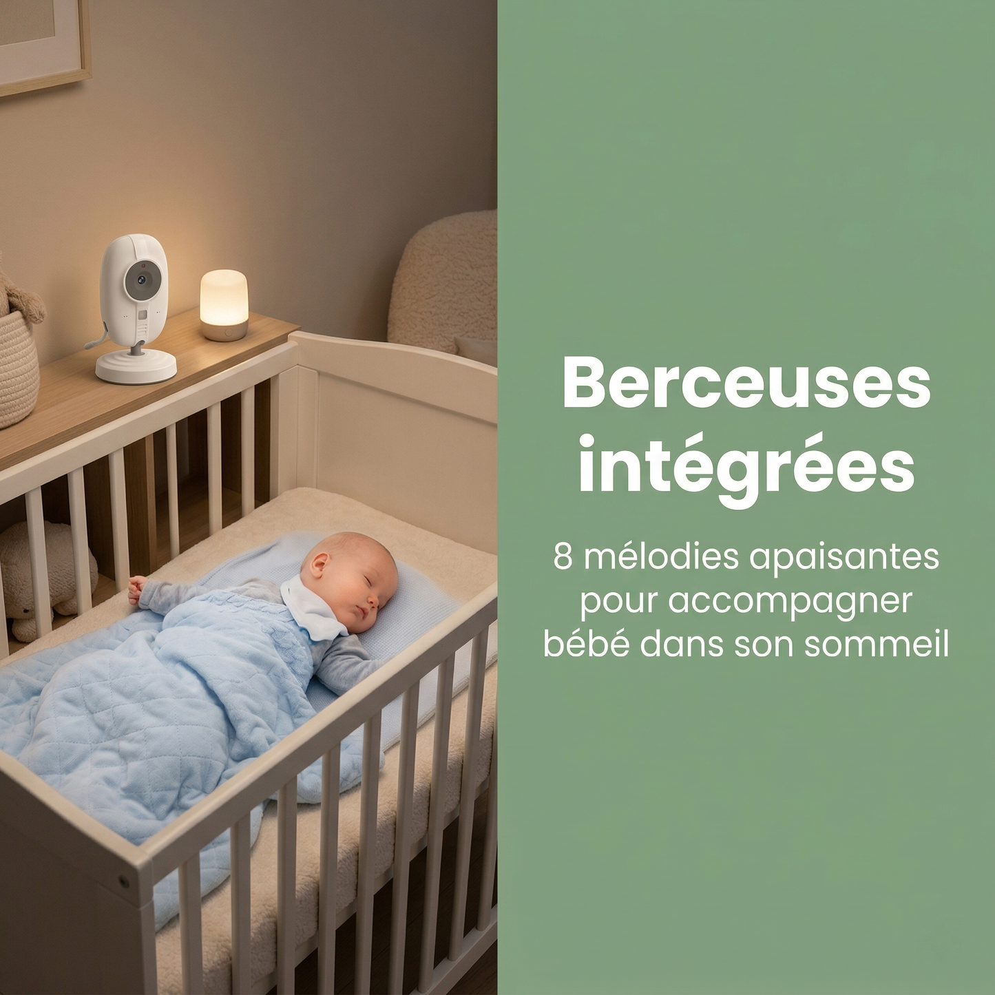 Babyphone Vidéo Sans Fil