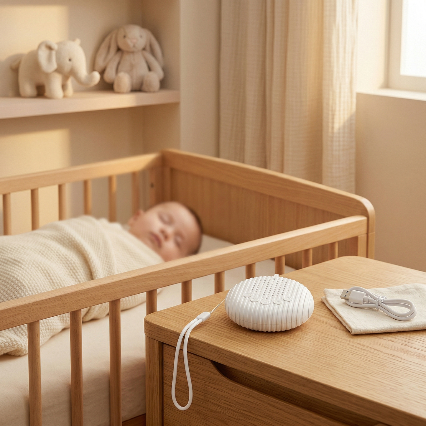 Machine à Bruit Blanc — Sommeil Paisible pour Bébé