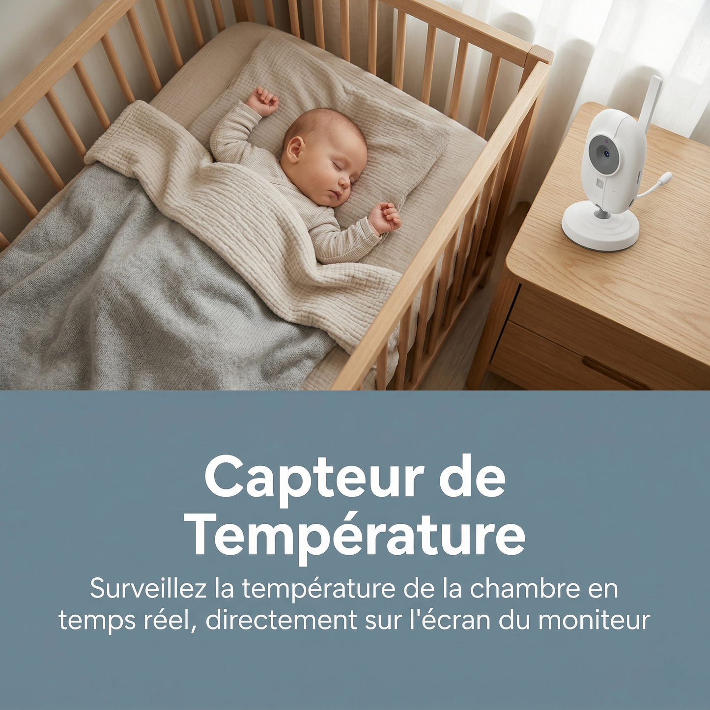 Babyphone Vidéo Sans Fil