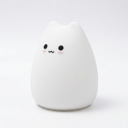 Veilleuse Silicone Chat — Nuit Douce pour Bébé