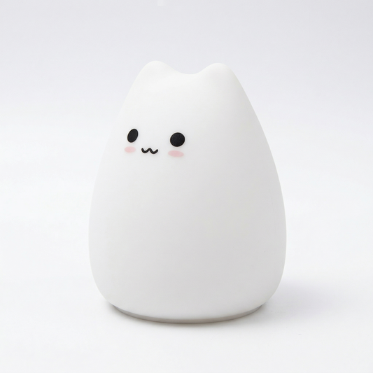 Veilleuse Silicone Chat — Nuit Douce pour Bébé